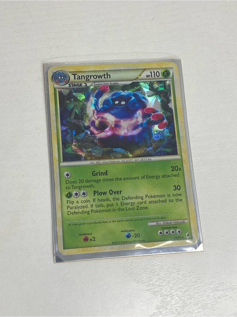 2011 Pokémon Call Of Legends #34 Tangrowth